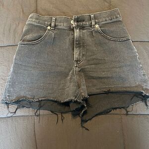 Express Black Jean Shorts